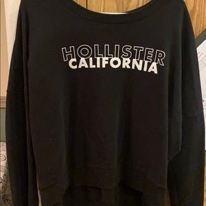 Hollister Black Crewneck Sweatshirt